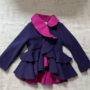 Mack and Co Fleece Ruffle Jacket
